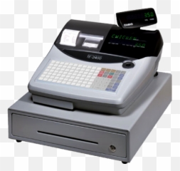 Cash Register Png Transparent Registerpng Images - Casio Te 2400