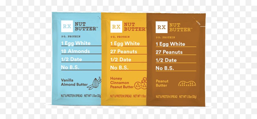 Rxbar Enters Growing Nut Butter Category - Rx Bar Nut Butter Png,Butters Png