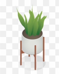 20 Free Isometric Interior Plants For Architecture Toffu - Vector png