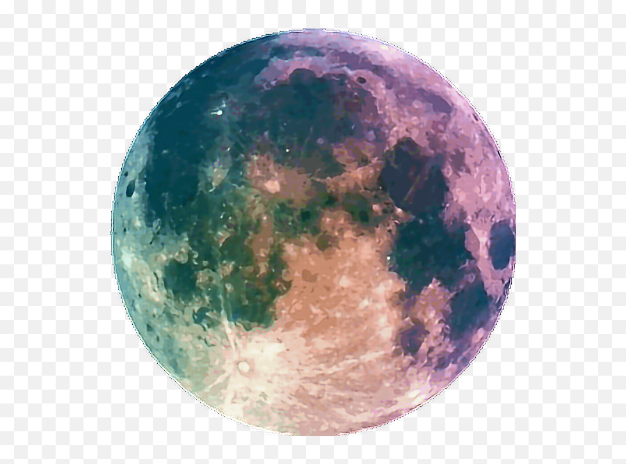Supermoon Full Moon Lunar Phase Blue - Full Moon Tattoo With Color Png,Blue Moon Png
