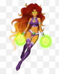 Starfire Comic Png Image With No - Comic Starfire Png,Starfire Png