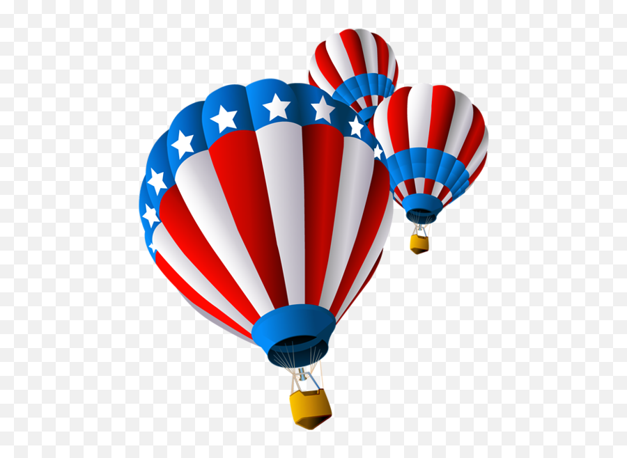 Usa Air Balloon Png Clipart