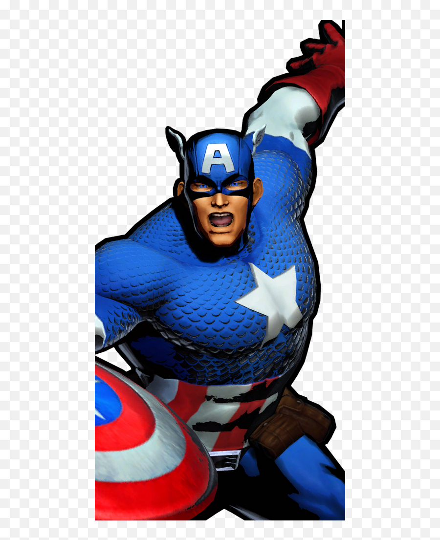 Captain America Marvel Vs Capcom - Ultimate Marvel Vs Capcom 3 Captain America Png,Captain America Comic Png