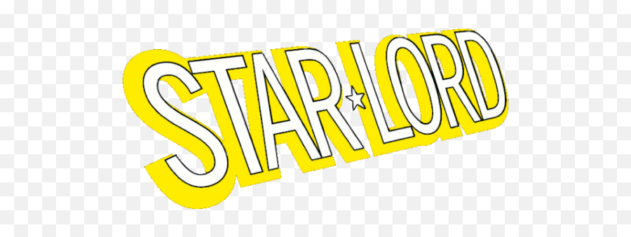 Star Lord Comic Logo Transparent Png - Horizontal,Star Lord Logo