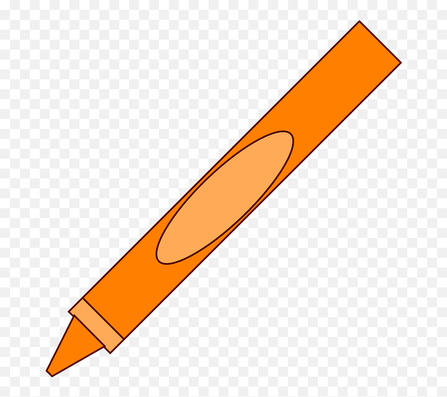 Orange Crayon Clipart Free Images - Highlighter Clipart Orange Crayon Clipart Png,Crayons Png