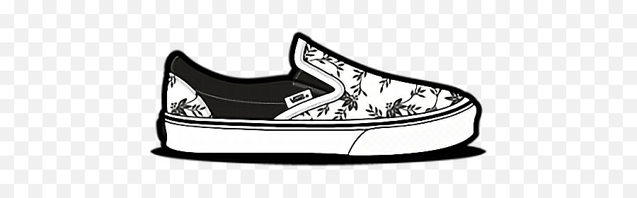 Png Tumblr Shoe Vans Freetoedit - Slip On Vans Cartoon,Vans Png