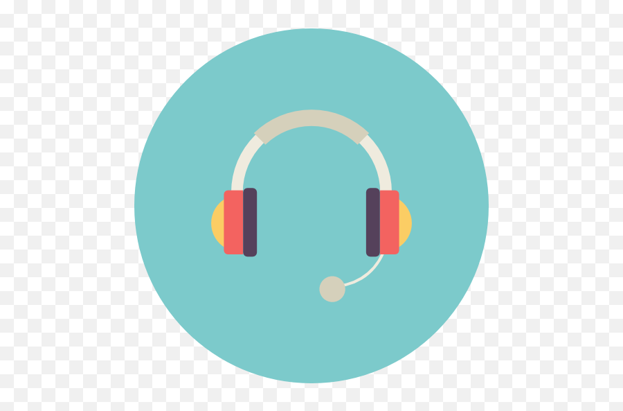 Icon Of Flat Retro Communications Icons - Fone De Ouvido Icone Png,Earphone Icon