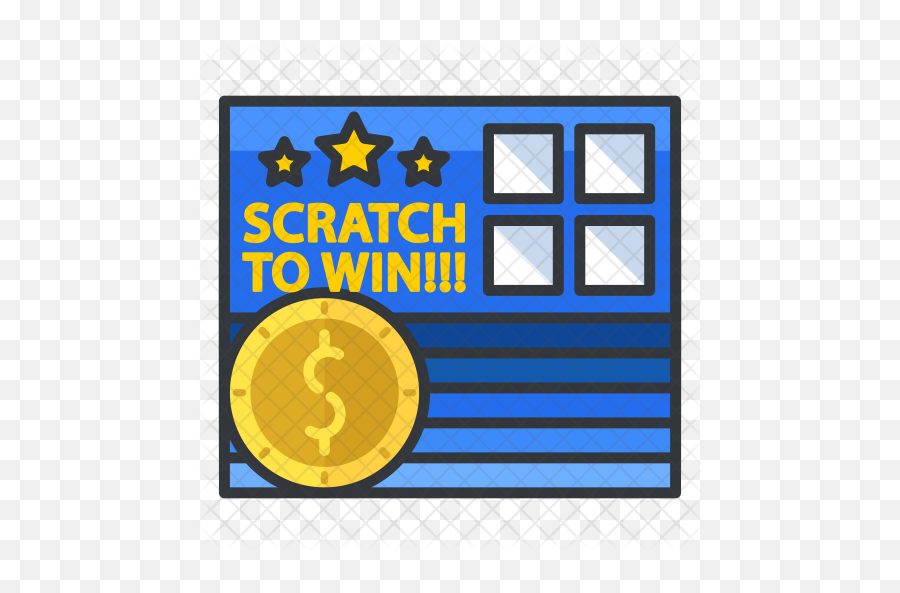 Scratch To Win Icon Of Colored Outline - Scratch Card Png Icon,Win Icon Png