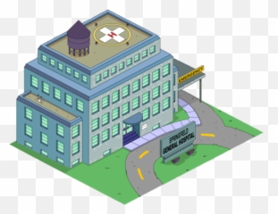 Help Me Hibbert U0026 Hospitalthe Simpsons Tapped Out - Los Springfield Buildings png