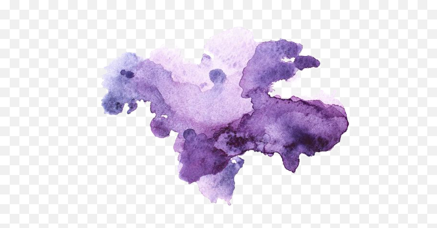 Abstract Watercolor Png Transparent - Purple Watercolor Stain Png,Watercolor Png