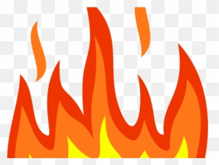 Fire Flames Clipart Little - Smiling Png Transparent Cutie Mark