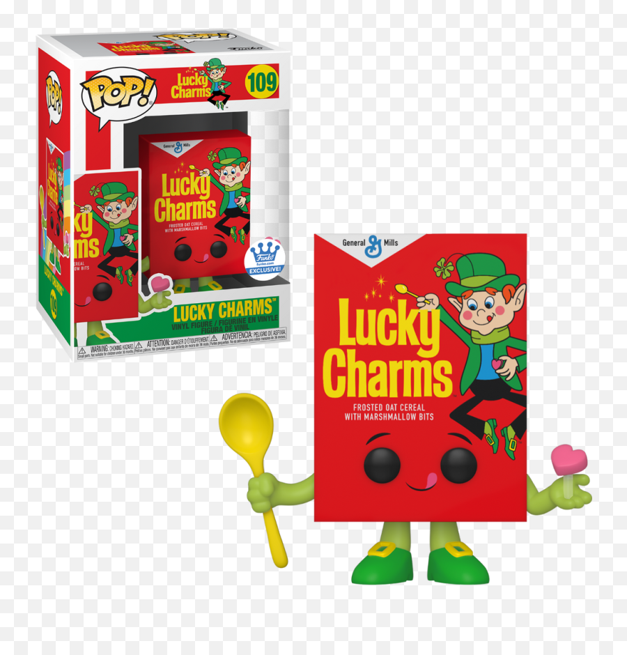 Ad Icons Lucky Charms Cereal Box Pop Vinyl Figure - Funko Pop Spiderman Six Arms Png,Yu Gi Oh Icon