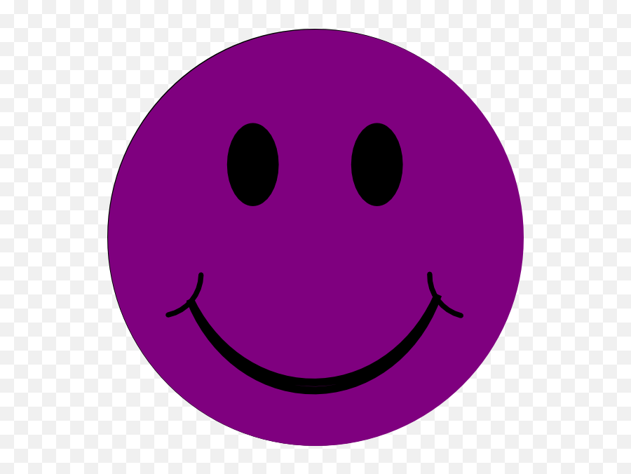 Purple Smiley Face Clipart - Clipart Suggest Happy Face Clipart Purple Png,Smiley Face Icon