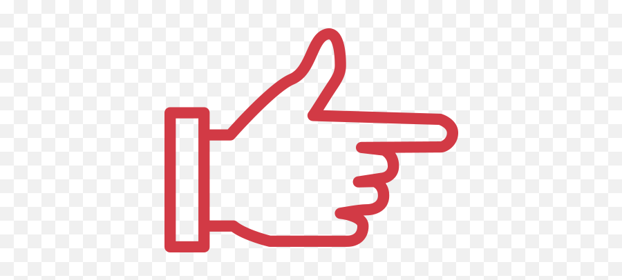 Pictogram - Hand Finger Pointing Icon Png 425x325 Png Icon Hand Arrow Png,Like Hand Icon