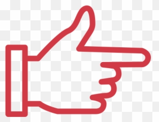 Pictogram - Hand Finger Pointing Icon Png 425x325 Png Icon Hand Arrow Png,Like Hand Icon
