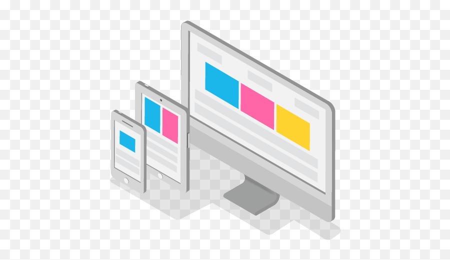 We Use Responsive Design So Your Website Works Well - Horizontal Png,Responsive Design Icon