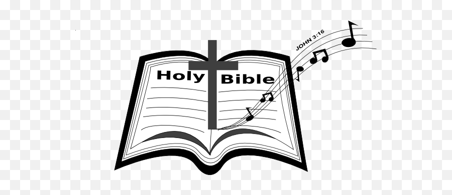 Bible Black And White Clipart Png - Black And White Bible,Bible Clipart Png