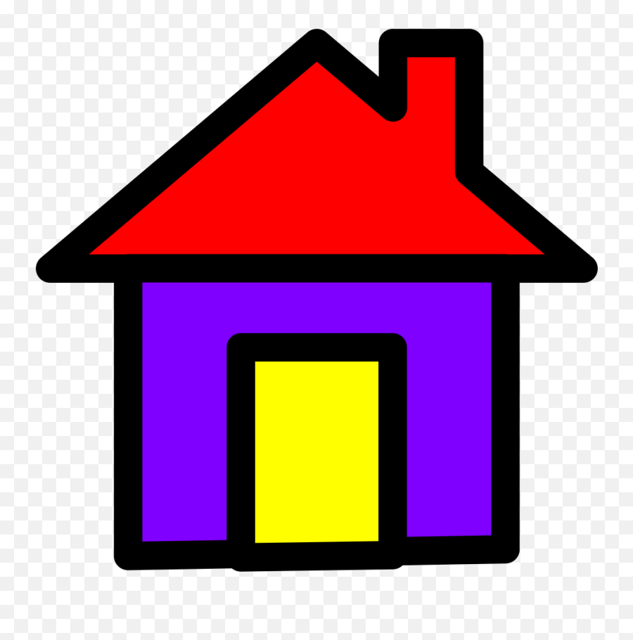 Fun House Png Svg Clip Art For Web - Download Clip Art Png Address Clip Art,Purple Home Icon