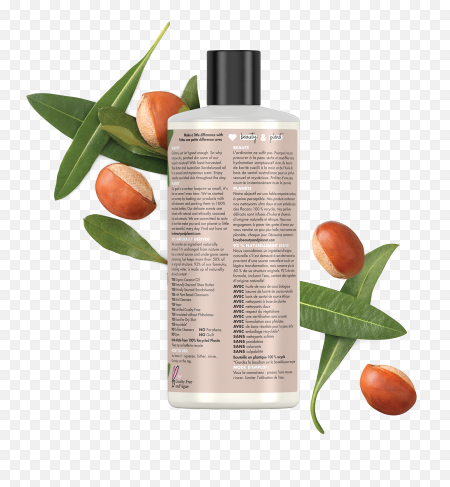 Shea Butter Body Wash Love Beauty And Planet - Love Beauty And Planet Shea Butter And Sandalwood Body Wash Png,Icon Pop Quiz Fruit