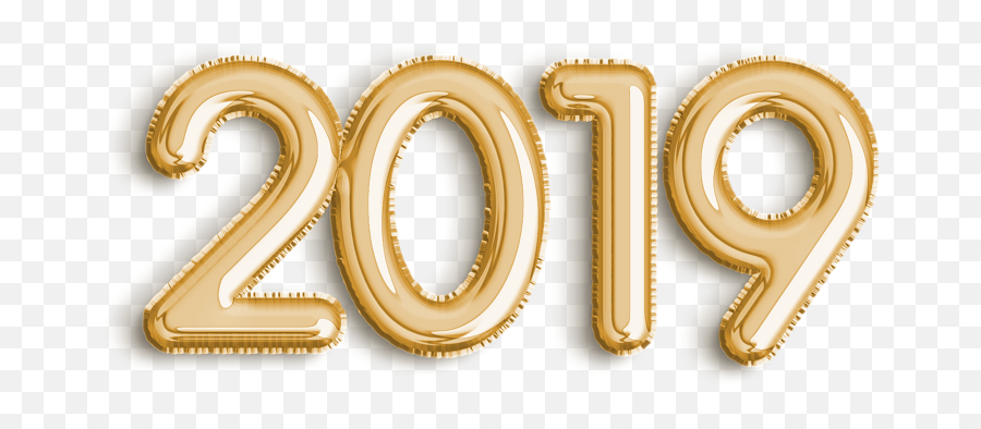 Golden Balloon New Year Celebration - Happy New Year Balloon Png,New Year 2018 Png
