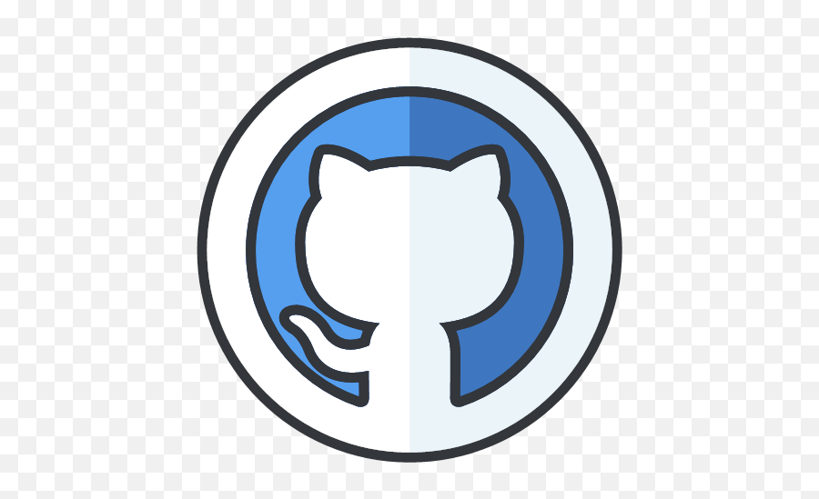Github Icon - Blue Github Icon Png,Git Hub Logo