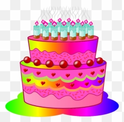 Clipart Of A Birthday Cake Png