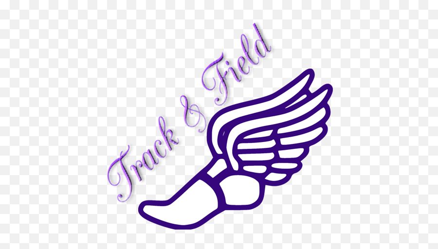 Track And Field - Villa Rica Middle Shoe With Wings Logo Png,Track And Field Png