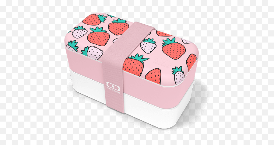 Mb Original Graphic Strawberry The Bento Box Made In France - Monbento Strawberry Png,Transparent Strawberry