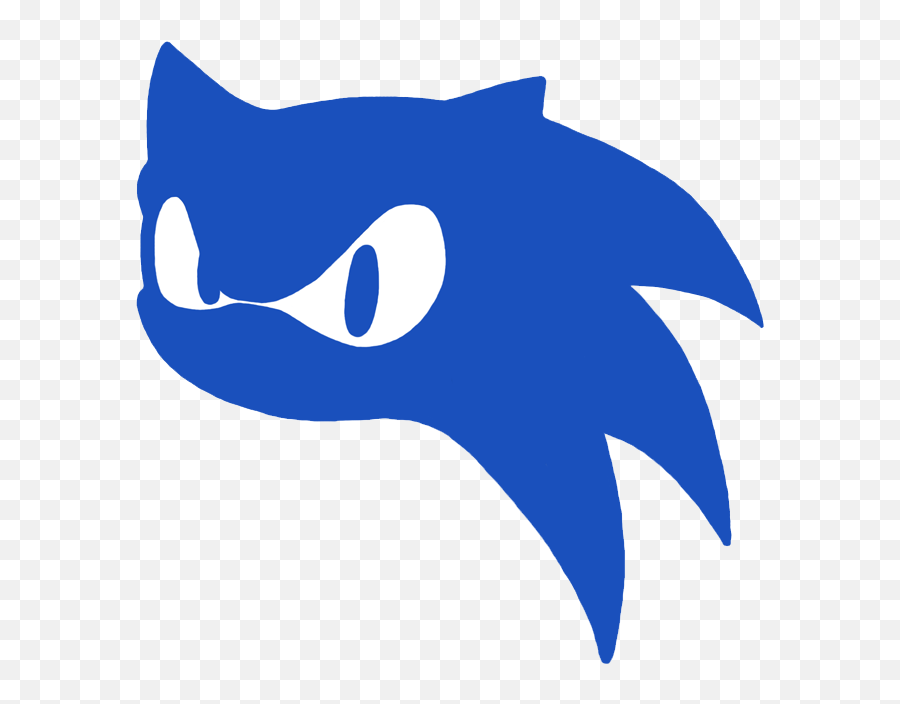 Sonic The Hedgehog Silhouette - Sonic Head Logo Png,Sonic 1 Logo