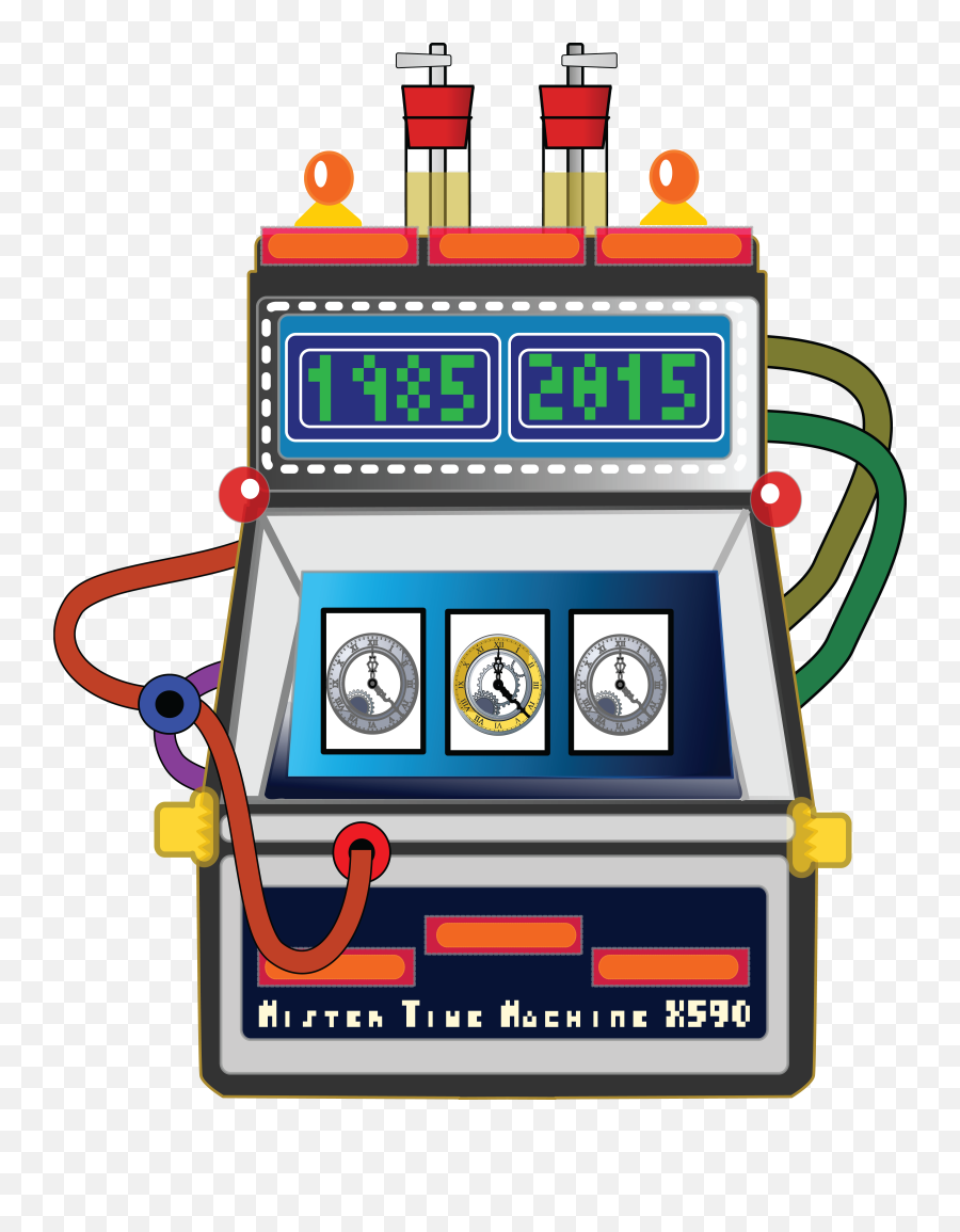 Transparent Png Clipart - Time Travel Machine Cartoon,Time Machine Png