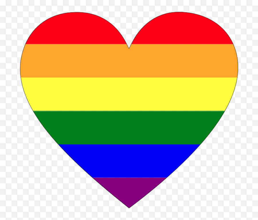 Rainbow Heart U2013 Free Svg Clipart - Gay Flag Heart Png,Small Png Images