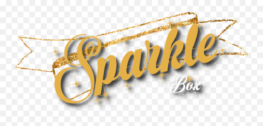 Sparkle Box Home By Vanya Marie - Calligraphy Png,Gold Sparkles Png