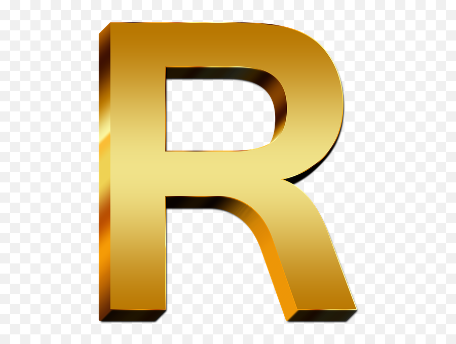 Download Letters Abc Education Gold - Gold Letter R Png,Golden Png ...