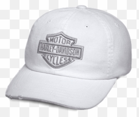 Harley - Baseball Cap Png,Harley Davidson Logo Black And White