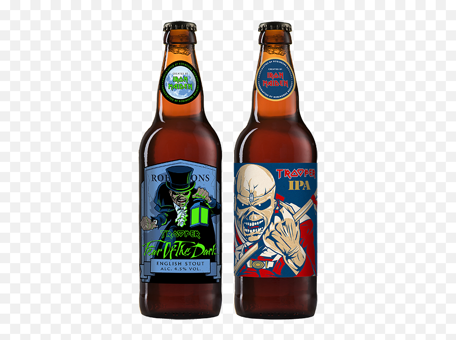 Iron Maiden Unveils Two New Beers - Iron Maiden Fear Of The Dark Beer Png,Iron Maiden Png