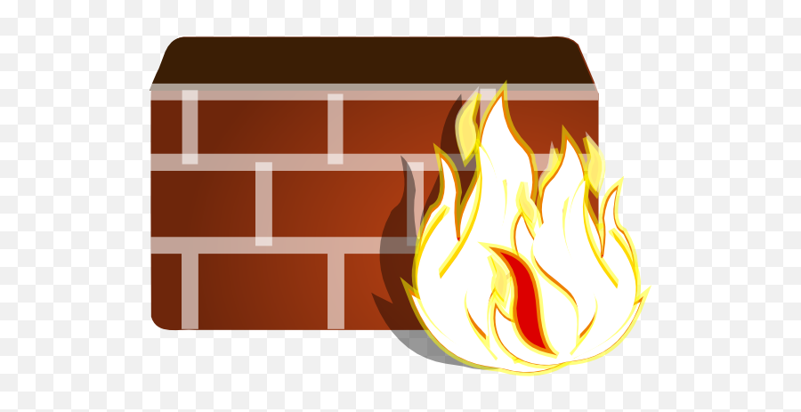 Firewall - No Fill Clip Art At Clkercom Vector Clip Art Fire Wall No Background Png,Firewall Png