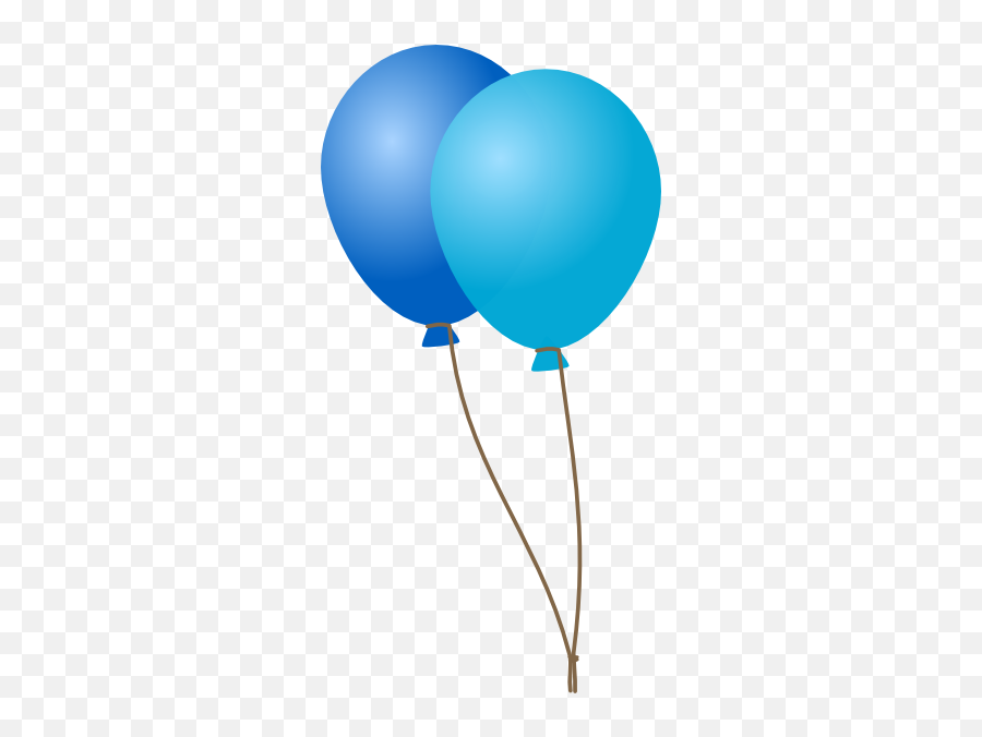 Free Blue Balloons Png Download - Blue Balloon Vector Png,Blue Balloons Png