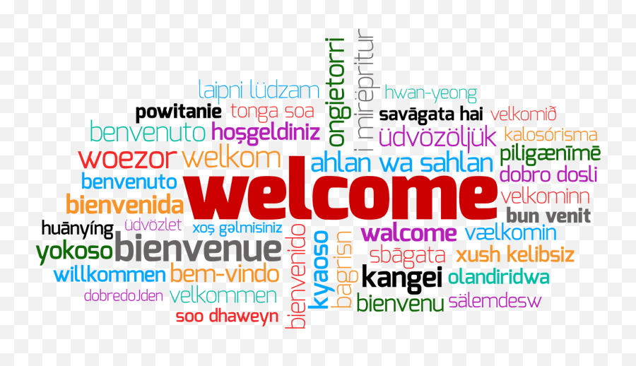 Download Welcome Word Cloud Transparent - Welcome To Our Company Png,Word Bubble Transparent