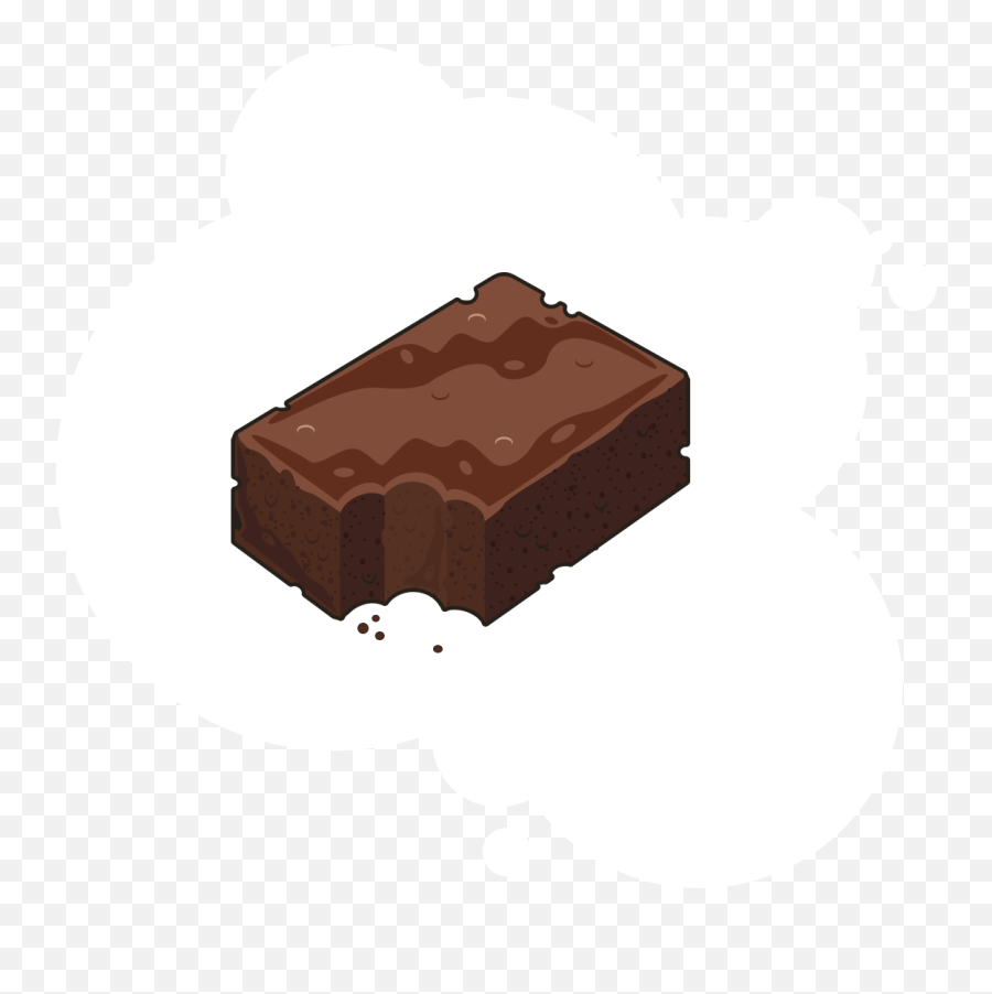 Brownie Clipart Plain - Brownies Animated Png,Brownie Png