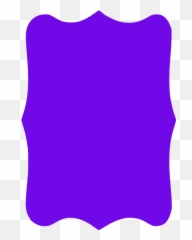 Dark Purple Bracket Frame Clip Art - Clip Art Png,Purple Frame Png