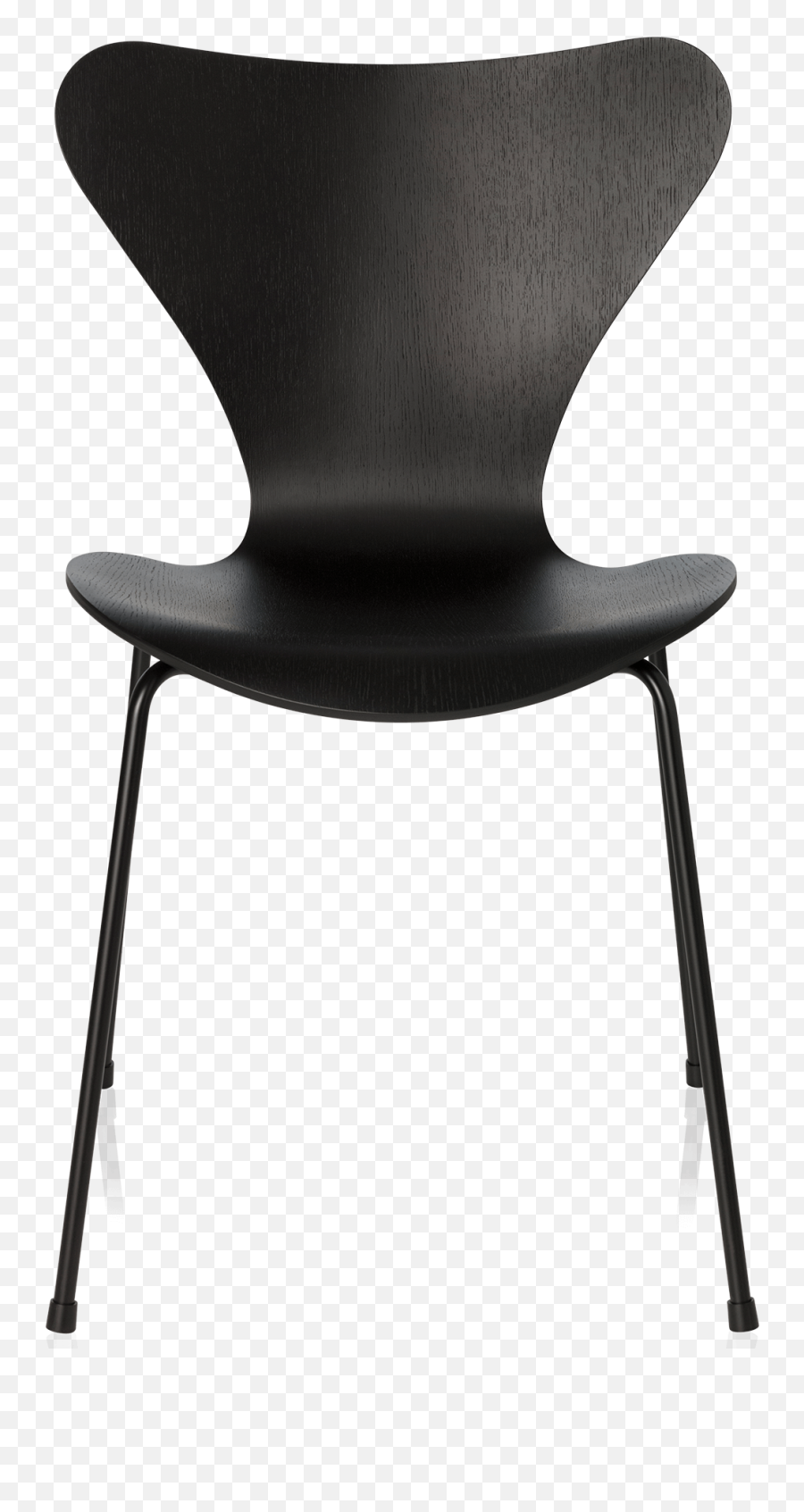 Series 7 Chair Monochrome - Arne Jacobsen Series 7 Chairs Black Png,Ash Png