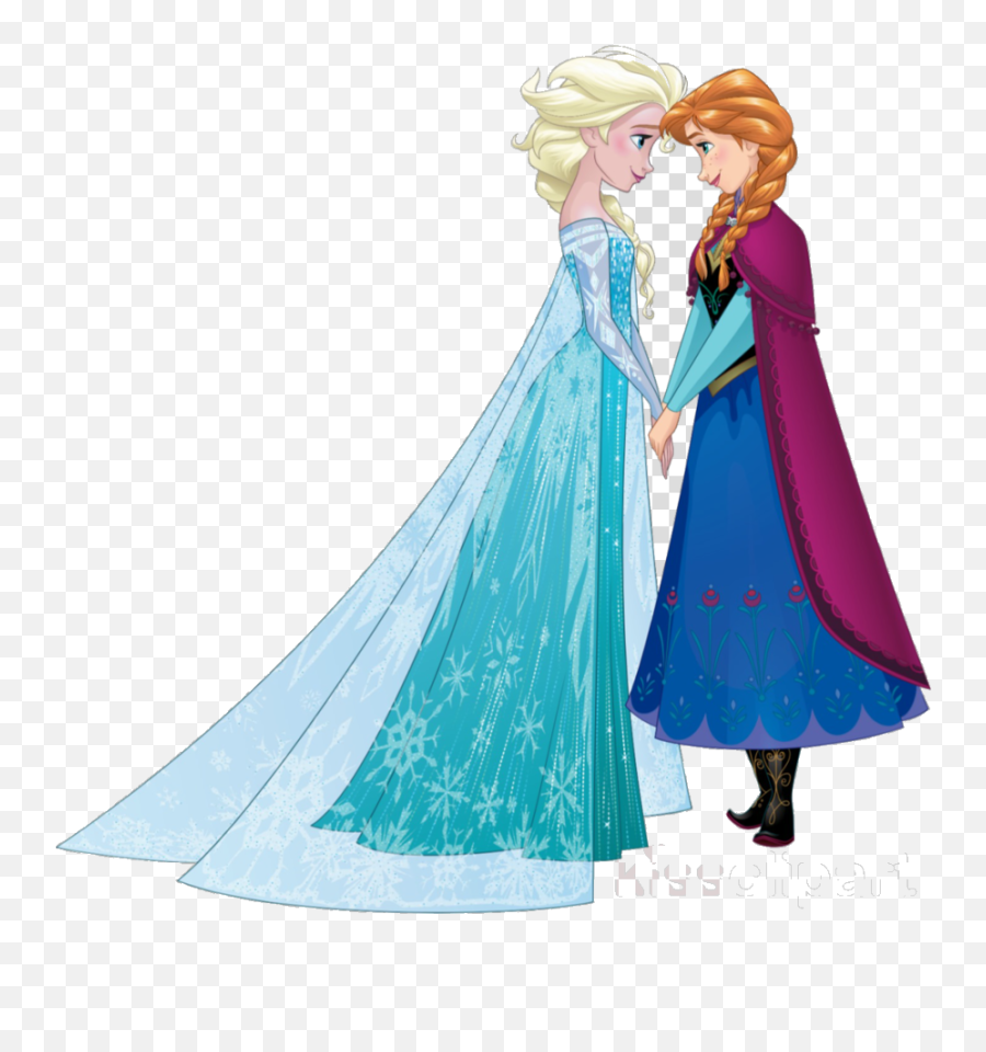 Download Elsa And Anna Frozen Png Transparent - Uokplrs Frozen Anna And Elsa Silhouette,Anna Frozen Png