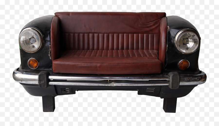 Sofa Made Of An Old Car Front - Mixed Colours Antique Car Png,Old Car Png