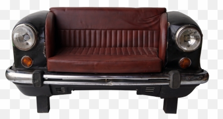 Sofa Made An Old Car Front - mixed colours Antique Car png