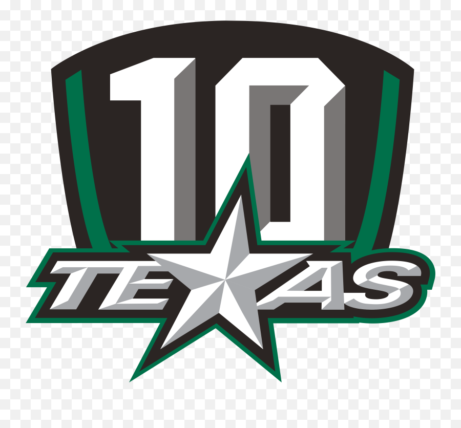 Texas Stars Logo Png - 10th Anniversary Logo Design Clipart Texas Stars 10th Anniversary,Anniversary Logo