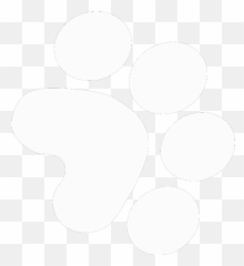 Download Paw Print Gif - White png