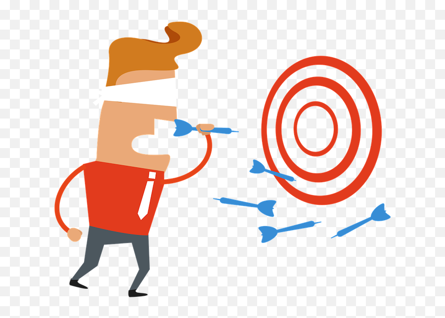 Innovation Clipart Research Evaluation - Blindfolded Darts Png,Failure Png