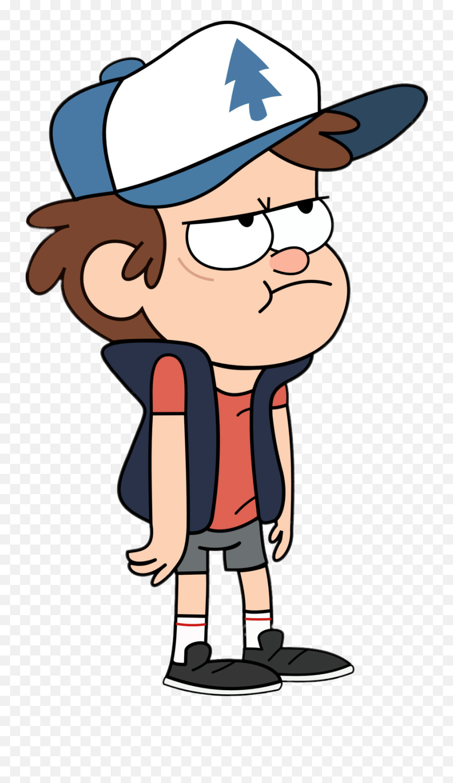Dipper Pines Angry Transparent Png - Gravity Falls Dipper,Grunkle Stan Png