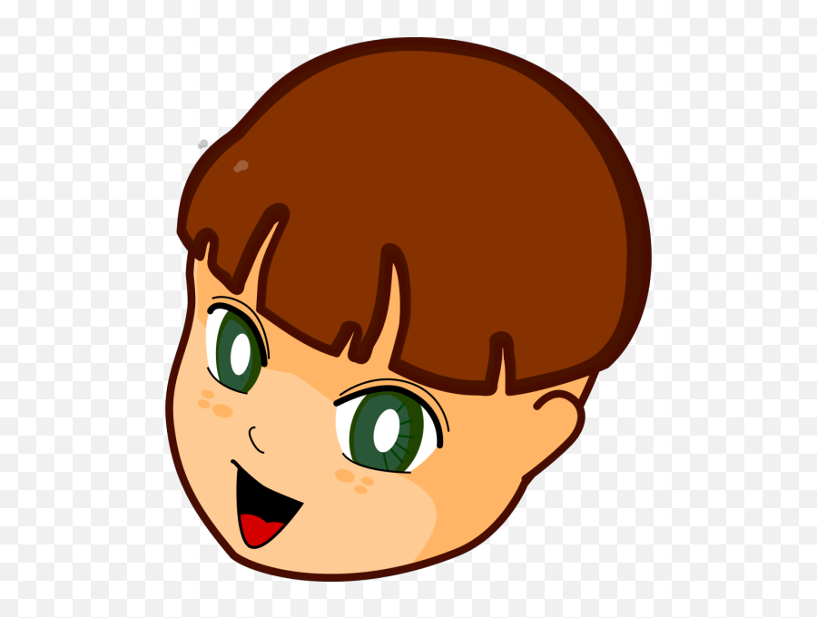 Free Green Eyes Cliparts Download - Cartoon Boy With Brown Hair Png,Green Eyes Png