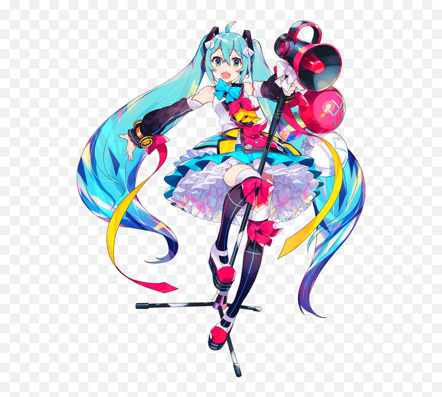 Birthday Message Project For Hatsune Miku A Collaboration - Hatsune Miku Magical Mirai 2018 Png,Miku Transparent